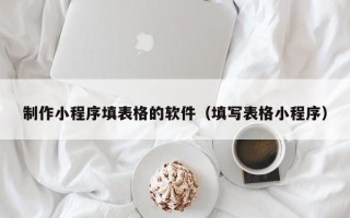 滨州制作小程序填表格的软件（填写表格小程序）